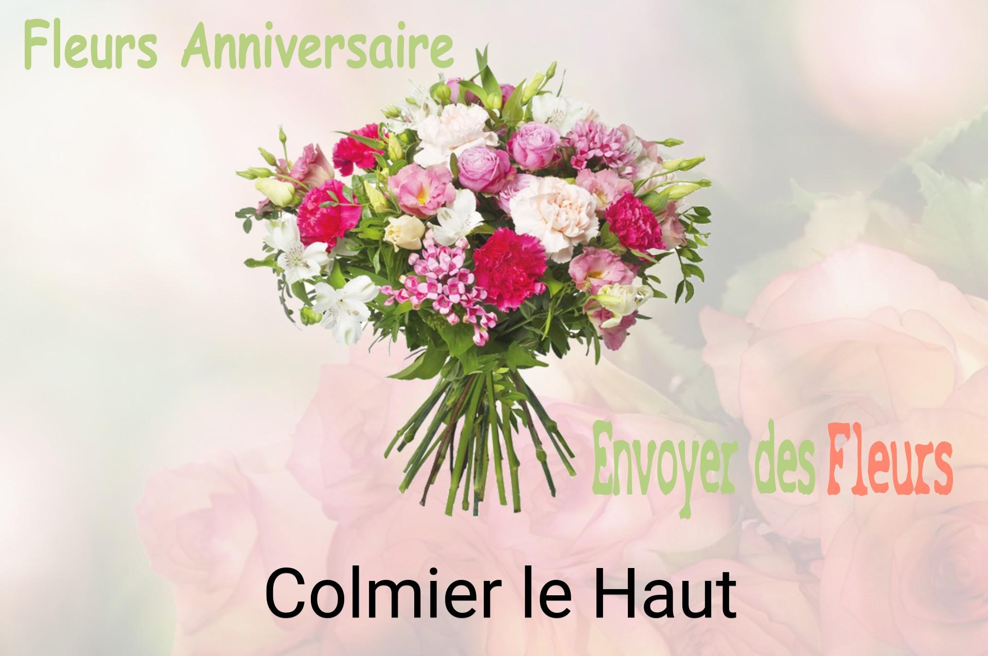 Bouquet de fleurs d’anniversaire livré à Colmier-le-Haut