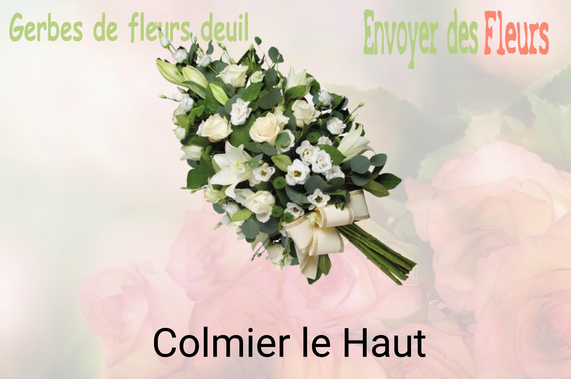 Gerbe de fleurs de deuil livrée à Colmier-le-Haut